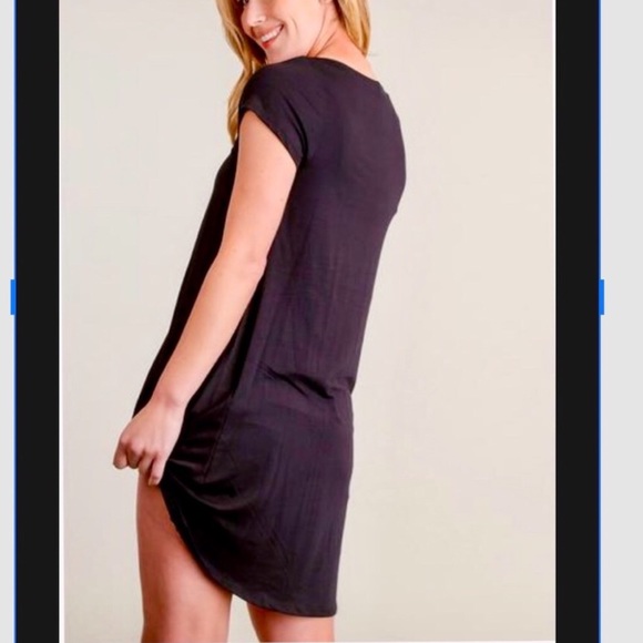 ‼️black  knot hem dress - Picture 2 of 2